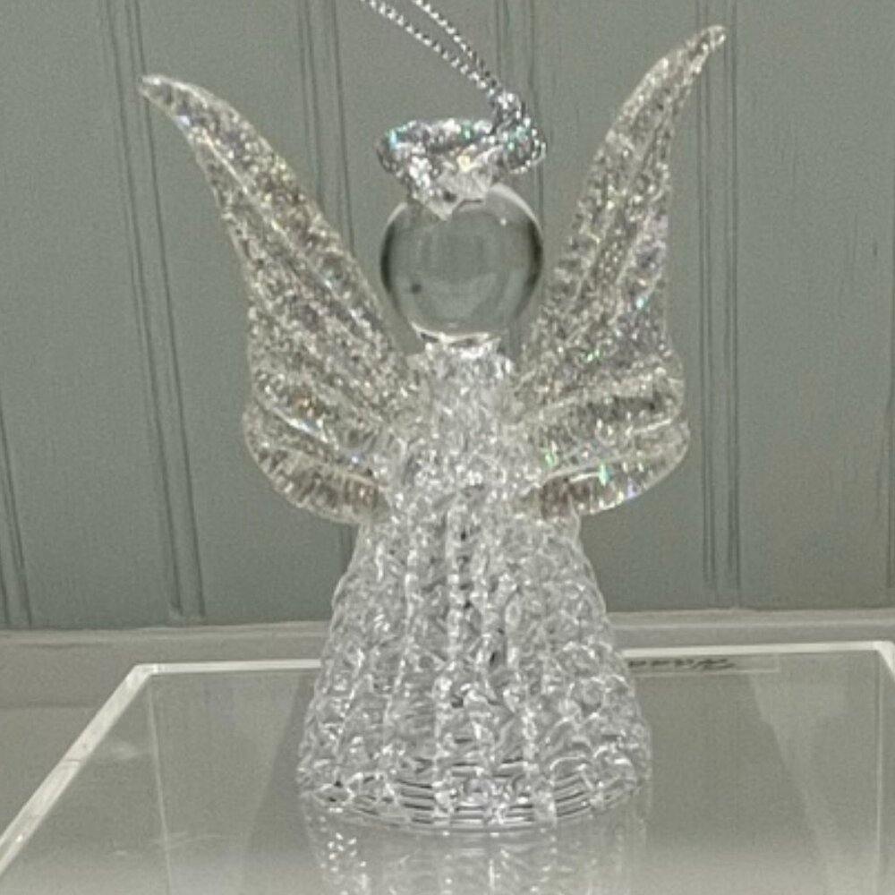 Unique Treasure Ornaments Spun Glass Angel Ornament - Picture 3 of 9